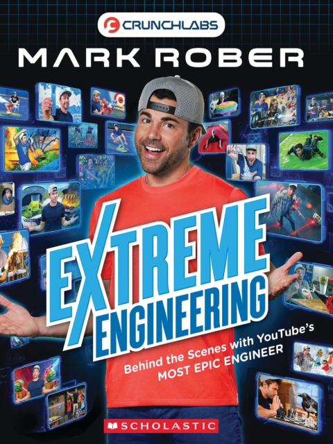 Coperta cărții 'Behind the Scenes: Extreme Engineering with Mark Rober (Mark Rober) -'