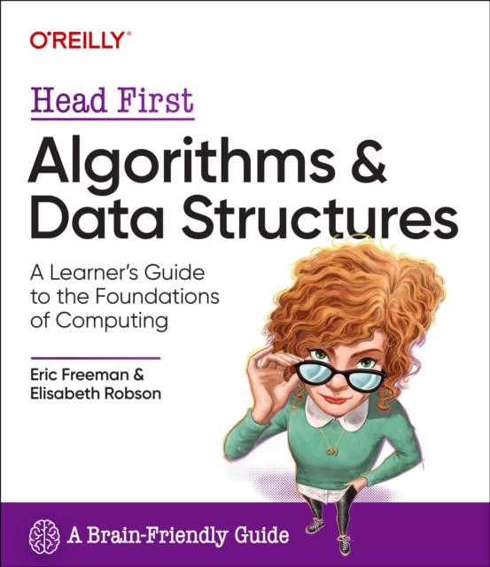 Coperta cărții 'Head First Algorithms and Data Structures: A Learner's Guide to the Foundations of Computing - Eric Freeman'