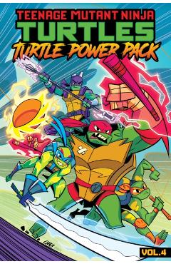 Coperta cărții 'Teenage Mutant Ninja Turtles: Turtle Power Pack, Vol. 4 - Matthew K. Manning'