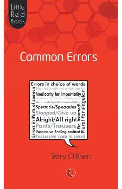 Coperta cărții 'Little Red Book Of Common Errors - Terry O'brien'