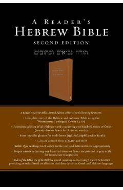 Coperta cărții 'A Reader's Hebrew Bible: Second Edition - A. Philip Brown Ii'