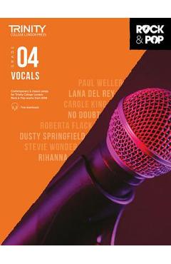 Coperta cărții 'Trinity Rock & Pop 2018 Vocals - Grade 4 - Book/Online Audio -'