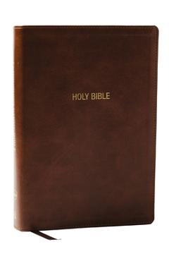 Coperta cărții 'NKJV Foundation Study Bible, Wide-Margin, Brown Leathersoft, Red Letter -'