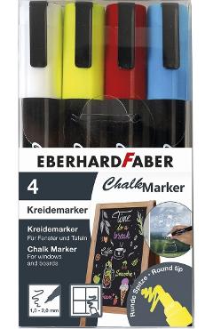 Imaginea produsului 'Set 4 markere cretă lichidă. Eberhard Faber'