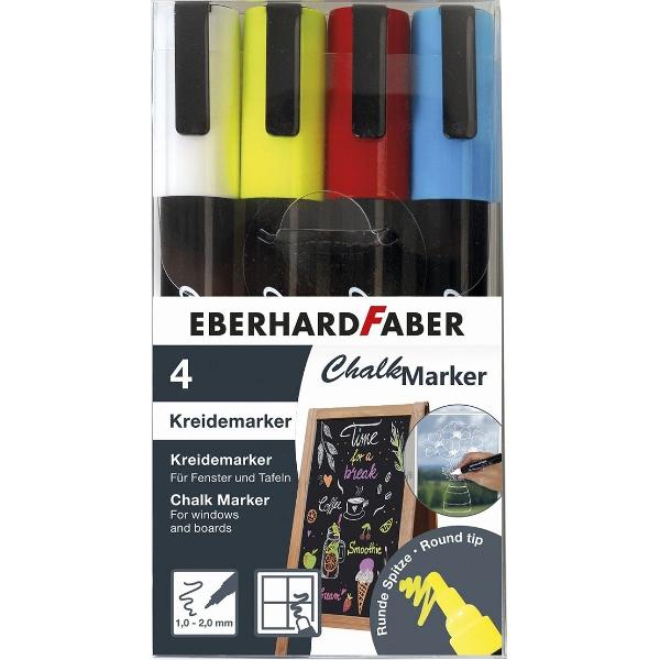 Set 4 markere creta lichida. Eberhard Faber