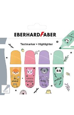 Imaginea produsului 'Set 4 textmarker animale Eberhard Faber'