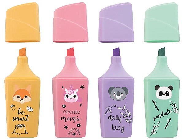 Imaginea produsului 'Set 4 textmarker animale Eberhard Faber'