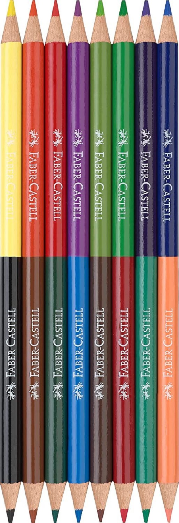 Imaginea produsului 'Set 8 creioane colorate bicolore'