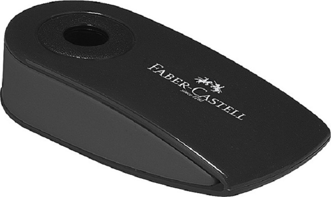 Radiera Sleeve Mini Harmony: Negru. Faber Castell