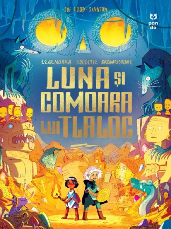 Coperta cărții 'Luna și comoara lui Tlaloc - Joe Todd-Stanton'