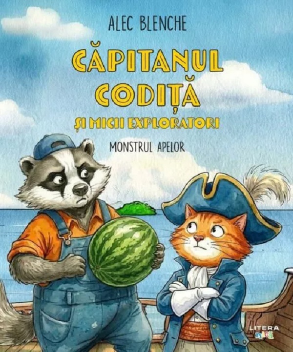 Coperta cărții 'Căpitanul Codiță și micii exploratori. Monstrul apelor - Alec Blenche'
