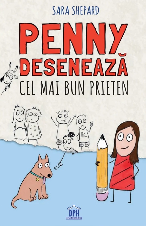 Coperta cărții 'Penny desenează cel mai bun prieten Vol.1 - Sara Shepard'
