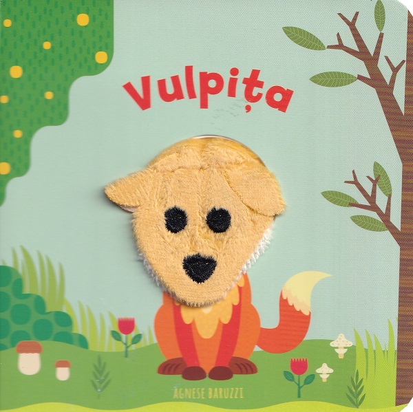 Coperta cărții 'Carte cu marionetă pentru deget: Vulpe'