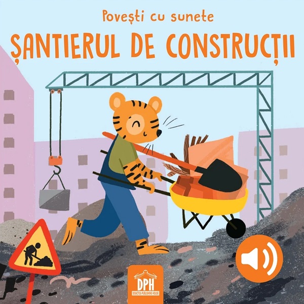 Coperta cărții 'Povești cu sunete. Șantierul de construcții - Giulia Pesavento'