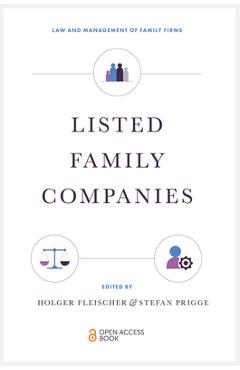Coperta cărții 'Listed Family Companies - Holger Fleischer'
