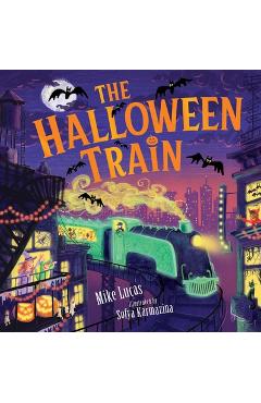Coperta cărții 'The Halloween Train - Mike Lucas'