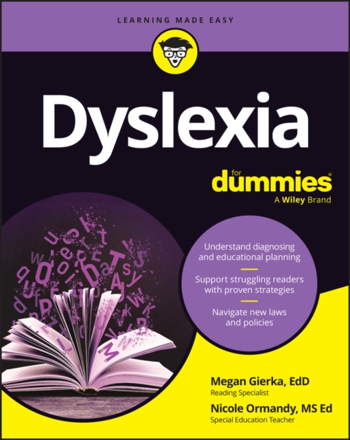 Coperta cărții 'Dyslexia for Dummies - Megan Gierka'