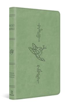 Coperta cărții 'ESV Kid's Bible, Thinline, Red Letter (Trutone, Light Green, Bird of the Air Design) -'