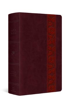 Coperta cărții 'ESV Giant Print Personal Size Bible, Red Letter (Trutone, Mahogany, Trellis Design) -'