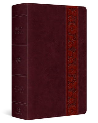 Coperta cărții 'ESV Giant Print Personal Size Bible, Red Letter (Trutone, Mahogany, Trellis Design) -'
