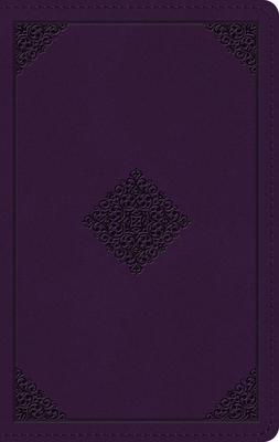 Coperta cărții 'ESV Giant Print Personal Size Bible, Red Letter (Trutone, Lavender, Ornament Design) -'