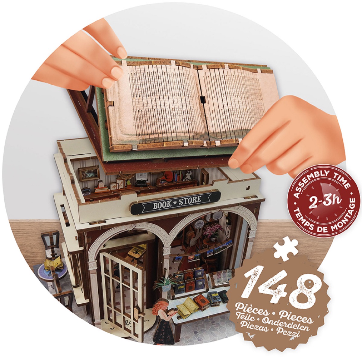 Imaginea produsului 'Diorama 3D: Librărie'