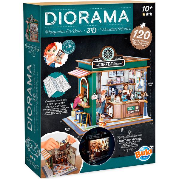 Diorama 3D: Cafenea