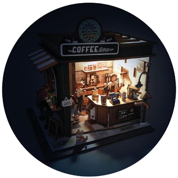 Diorama 3D: Cafenea