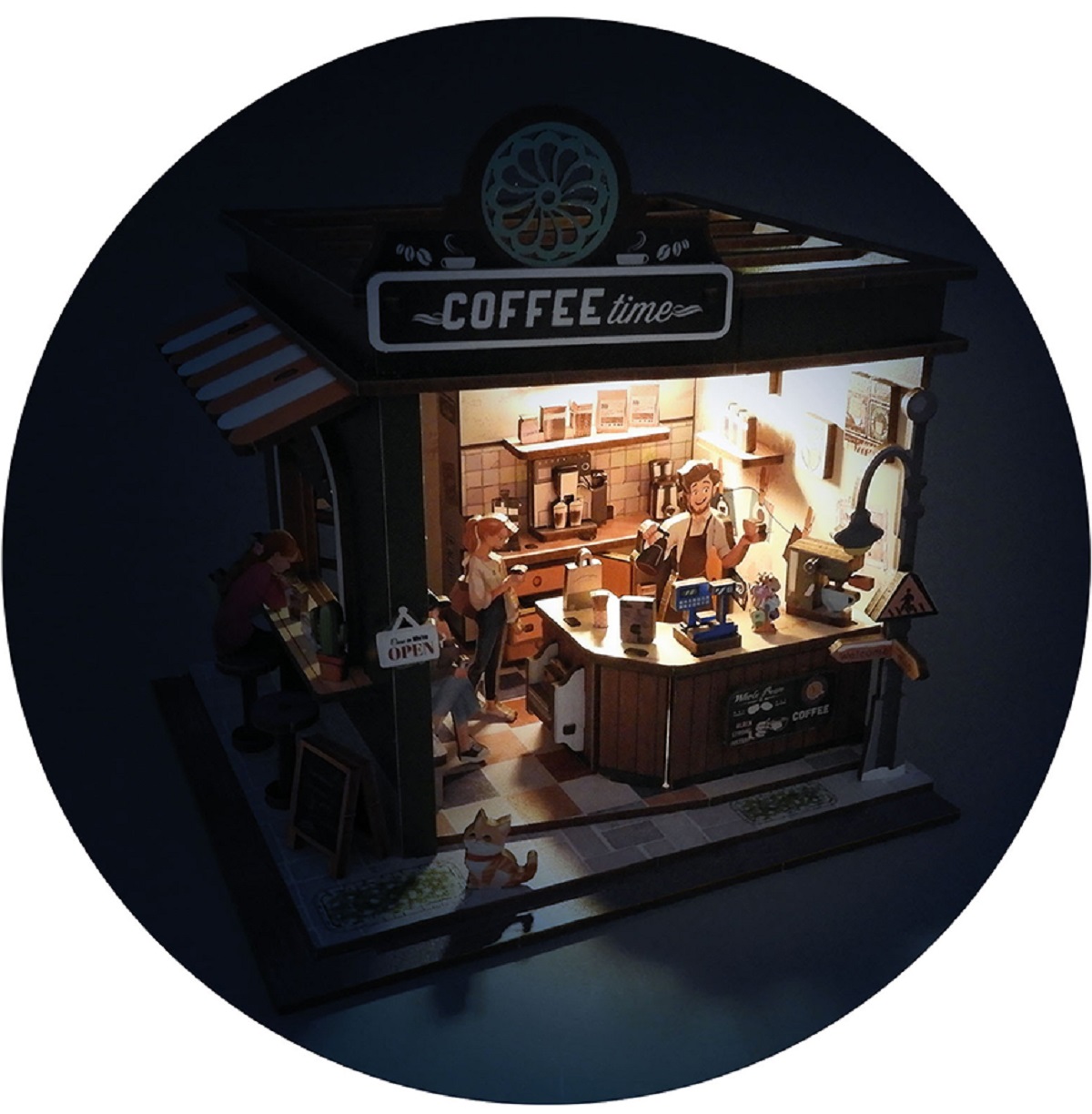 Imaginea produsului 'Diorama 3D: Cafenea'
