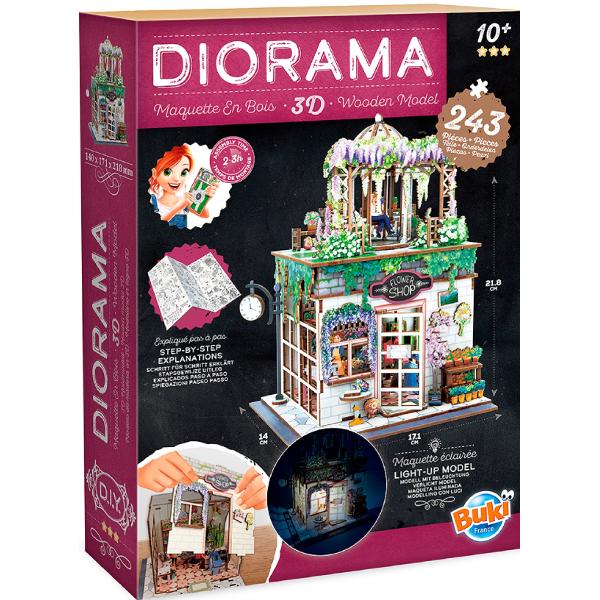 Diorama 3D: Florarie