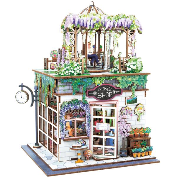 Diorama 3D: Florarie