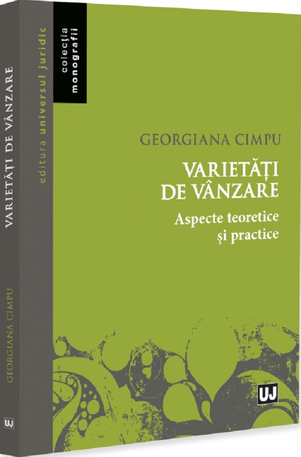 Coperta cărții 'Varietăți de vânzare. Aspecte teoretice și practice - Georgiana Cimpu'