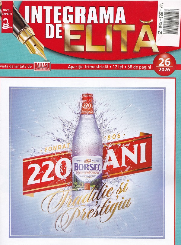 Coperta cărții 'Integrama de elită Nr.26 2026'
