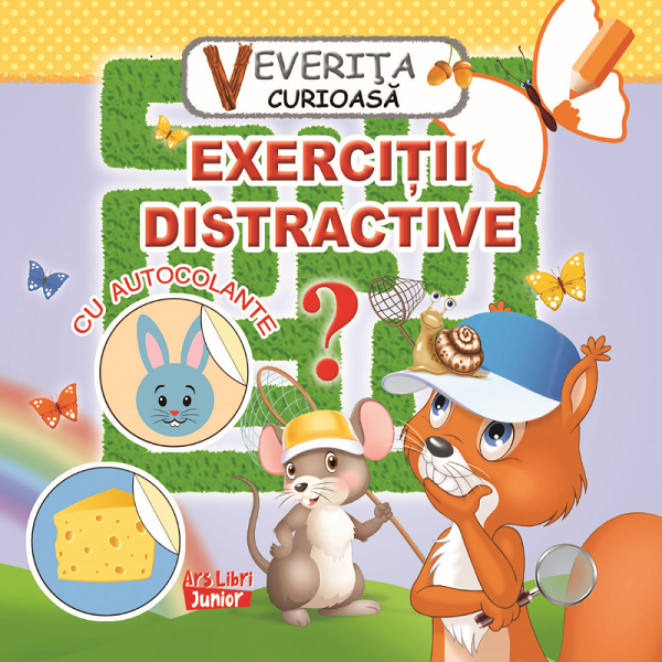 Coperta cărții 'Veverița curioasă. Exerciții distractive'