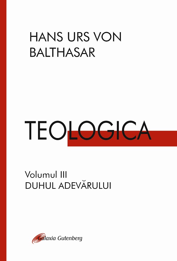 Coperta cărții 'eBook Teologica Vol.3: Duhul adevărului - Hans Urs von Balthasar'