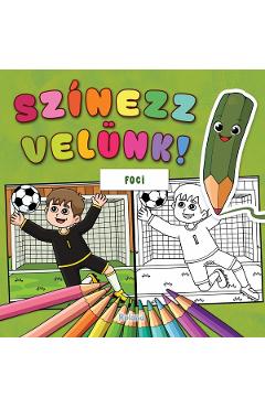 Szinezz velunk! Foci