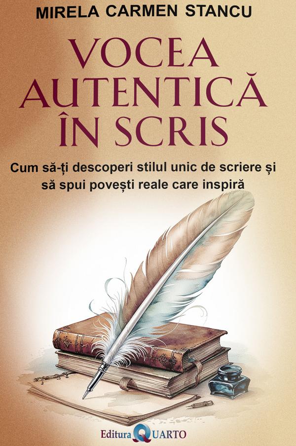Coperta cărții 'Vocea autentică în scris - Mirela Carmen Stancu'