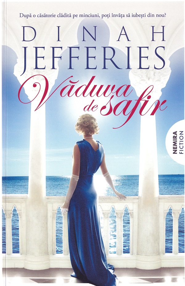 Coperta cărții 'Văduva de safir - Dinah Jefferies'