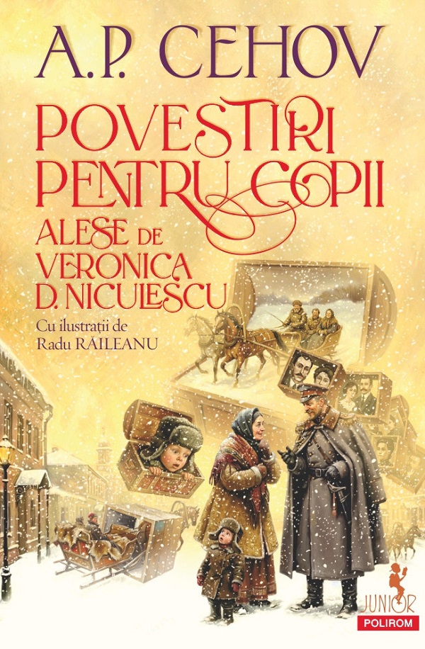 Coperta cărții 'Povestiri pentru copii alese de Veronica D. Niculescu - A.P. Cehov'