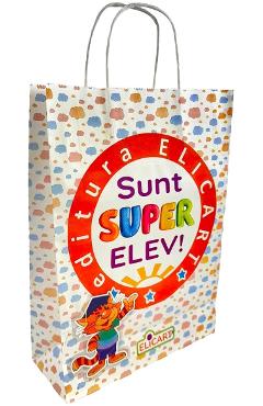 Imaginea produsului 'Pungă din hârtie: Elicart. Sunt super elev'