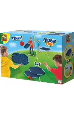 Imaginea produsului 'Joc 2 în 1: Tenis și frisbee'