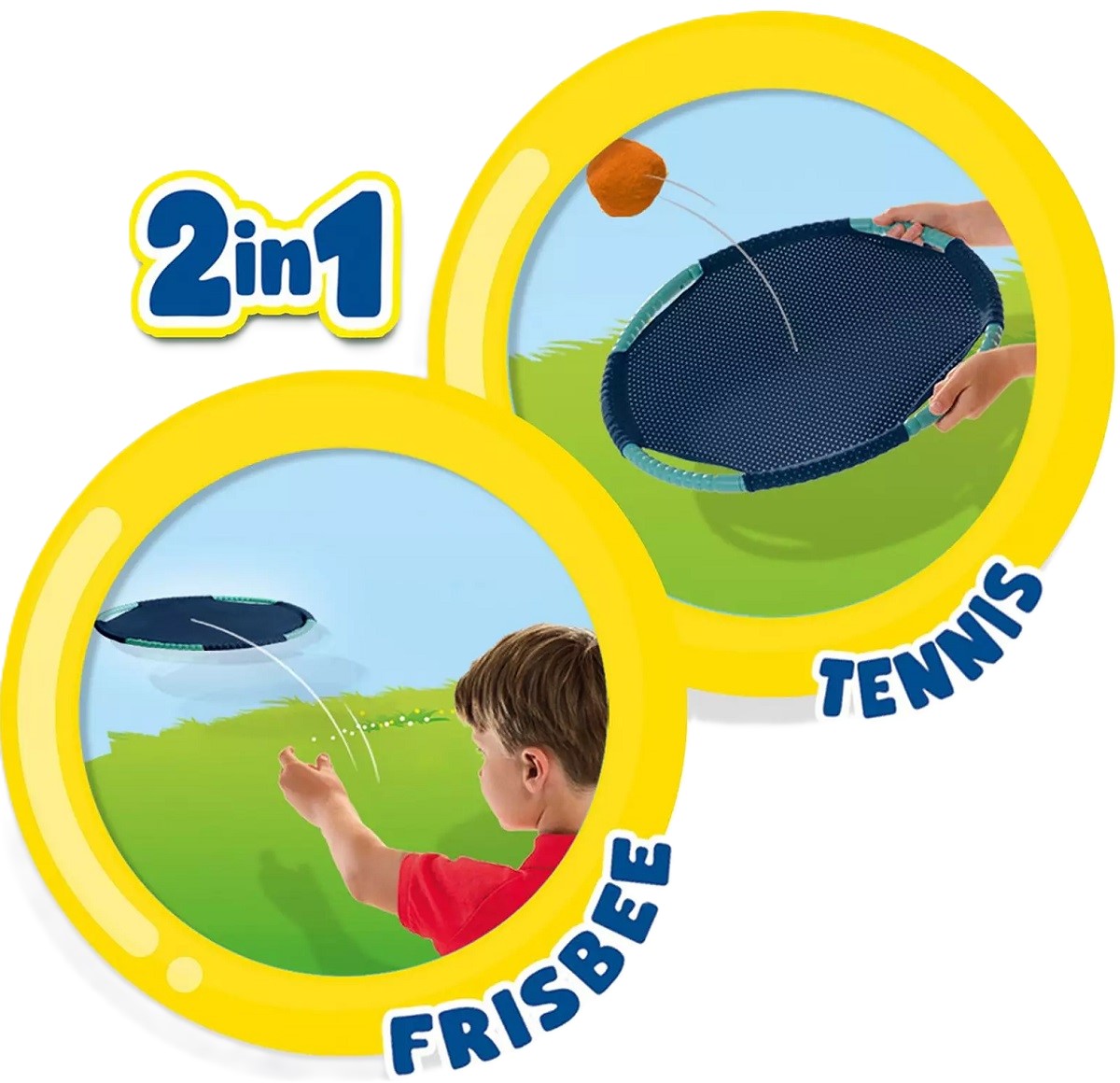 Imaginea produsului 'Joc 2 în 1: Tenis și frisbee'