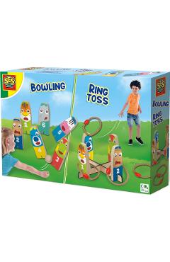 Imaginea produsului 'Joc de petrecere 2 în 1: Bowling. Aruncarea inelului'