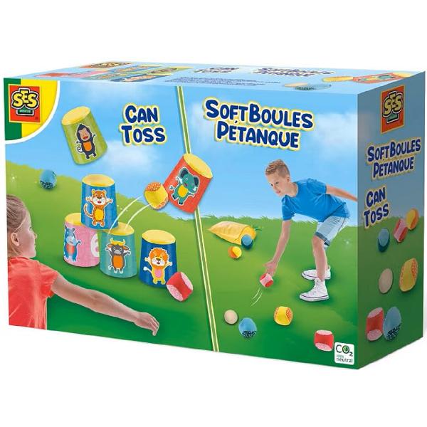 Joc de aruncat si petanque cu bile moi 