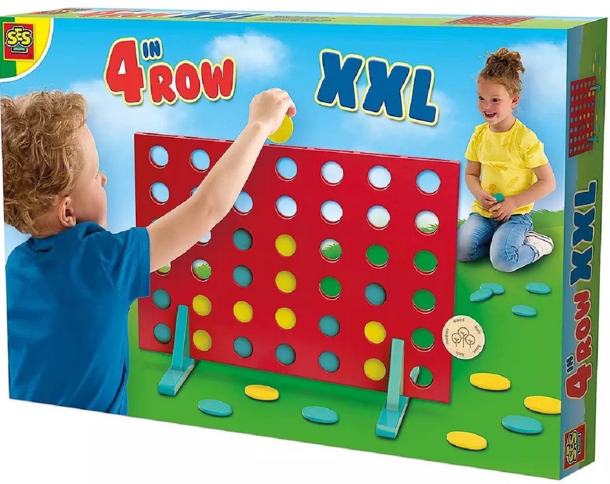 Imaginea produsului 'Joc de petrecere din lemn. Joc XXL 4 în linie'
