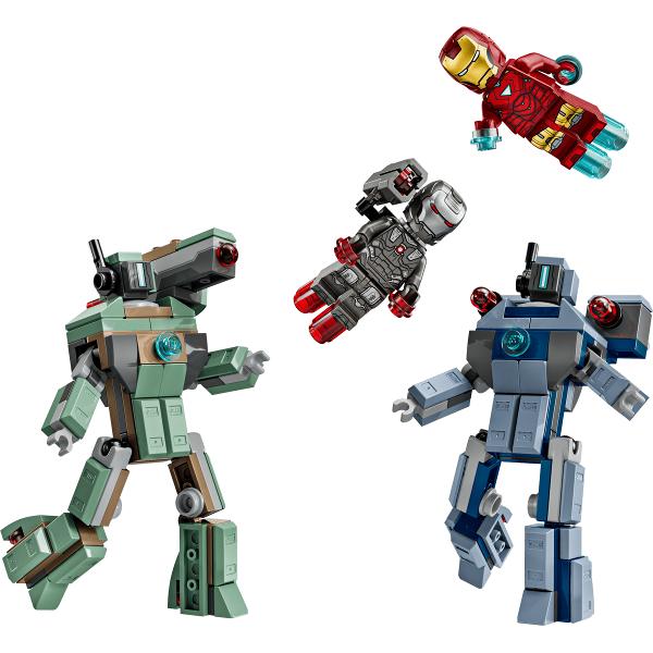 Lego Marvel: Iron Man si War Machine vs Dronele Hammer