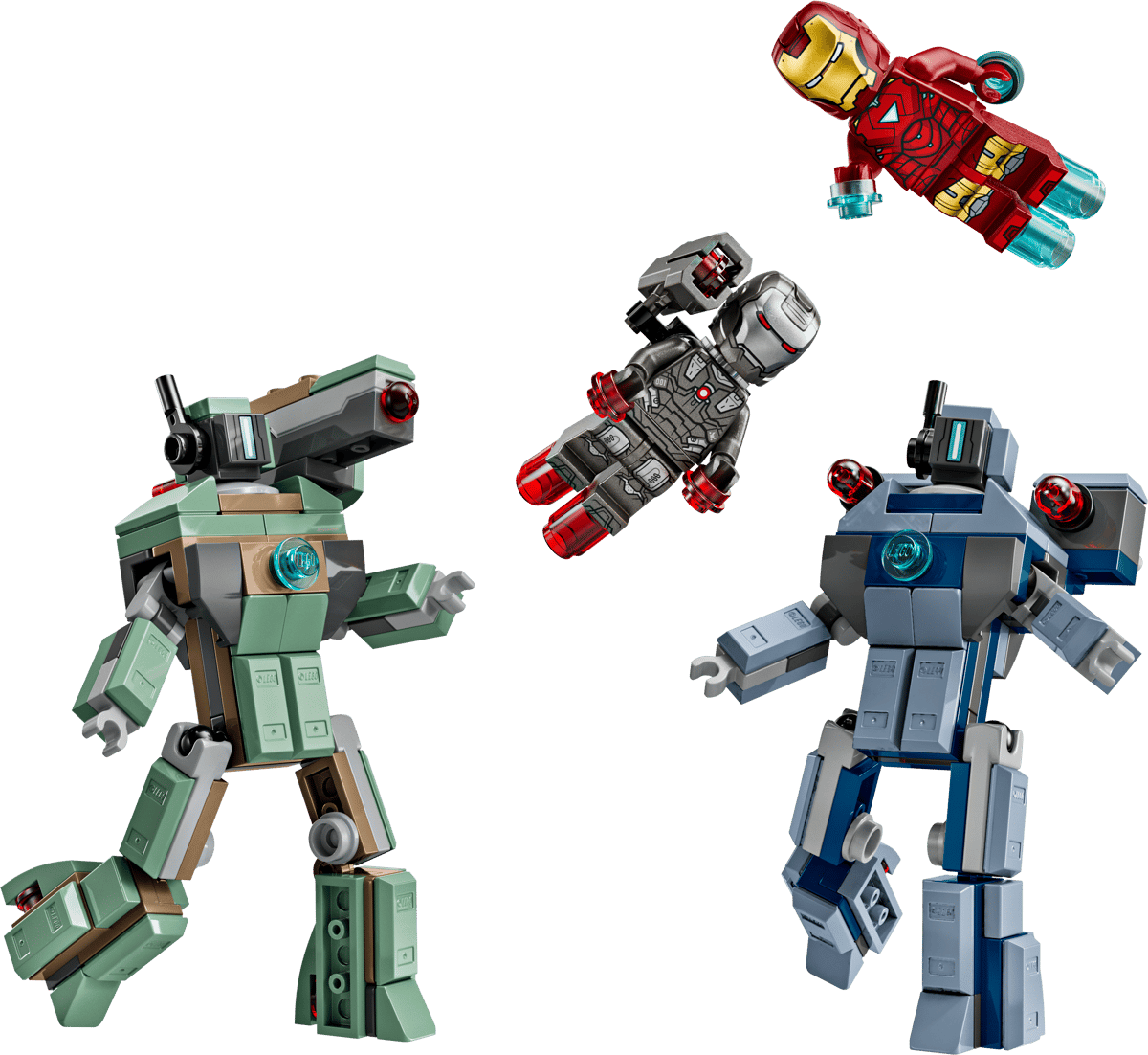 Imaginea produsului 'Lego Marvel: Iron Man și War Machine vs Dronele Hammer'