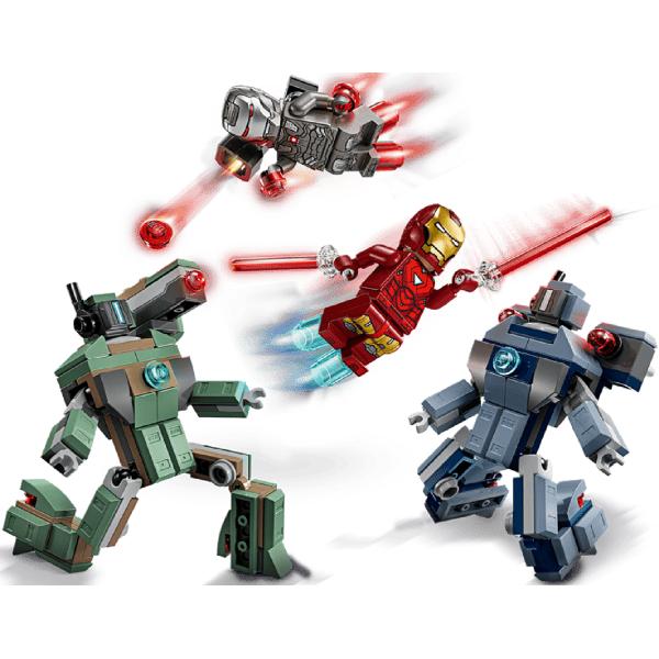 Lego Marvel: Iron Man si War Machine vs Dronele Hammer