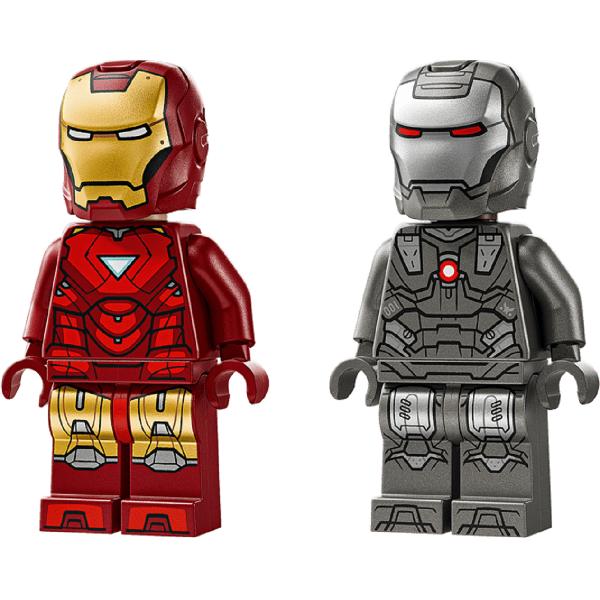 Lego Marvel: Iron Man si War Machine vs Dronele Hammer
