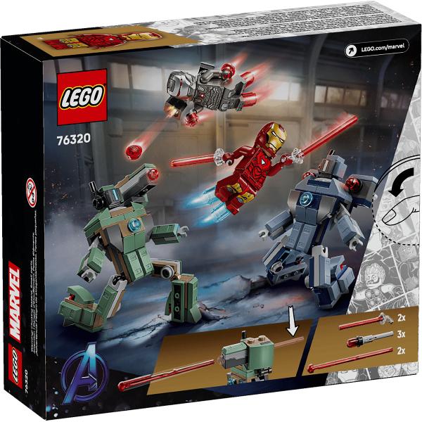 Lego Marvel: Iron Man si War Machine vs Dronele Hammer